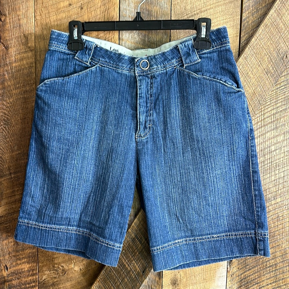 Lee Comfort Waistband Stretch Jean Shorts Size 10P